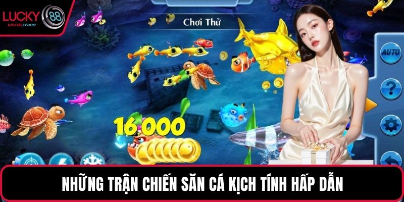 Những trận chiến săn cá kịch tính hấp dẫn