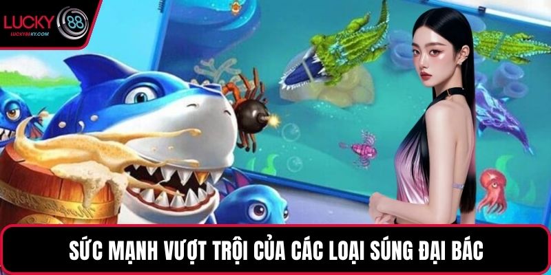 Sức mạnh vượt trội của các loại súng đại bác